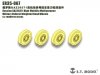 E.T. Model ER35-067 Russian GAZ39371 High-Mobility Multipurpose Military Vehicle Weighted Road Wheels For TRUMPETER 05594 1/35